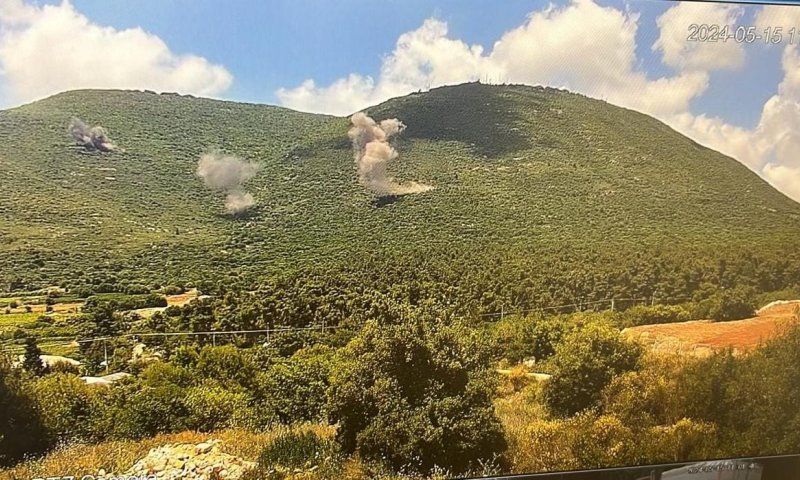 מטח כבד לעבר מירון; טיל בורקן נורה למפקדת האוגדה