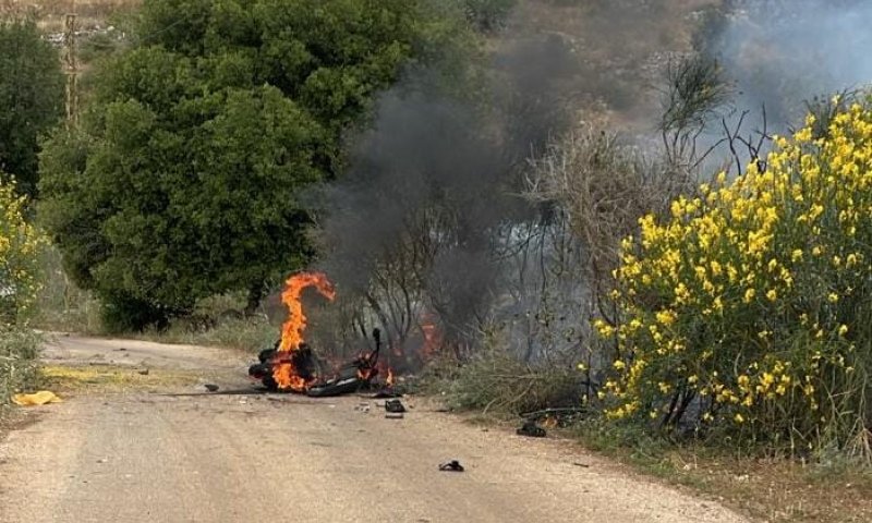 דיווח: חיל האוויר תקף רכב בדרום לבנון