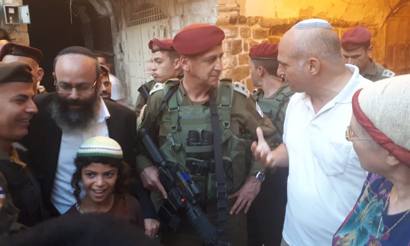 הרמטכ"ל אביב כוכבי הגיע לביקור במערכת המכפלה