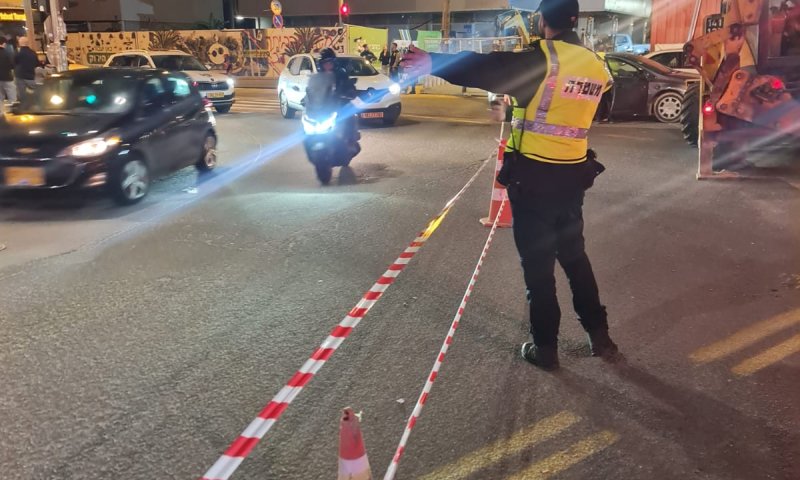 בולען נפער בסמוך לאזור העבודות ברכבת הקלה