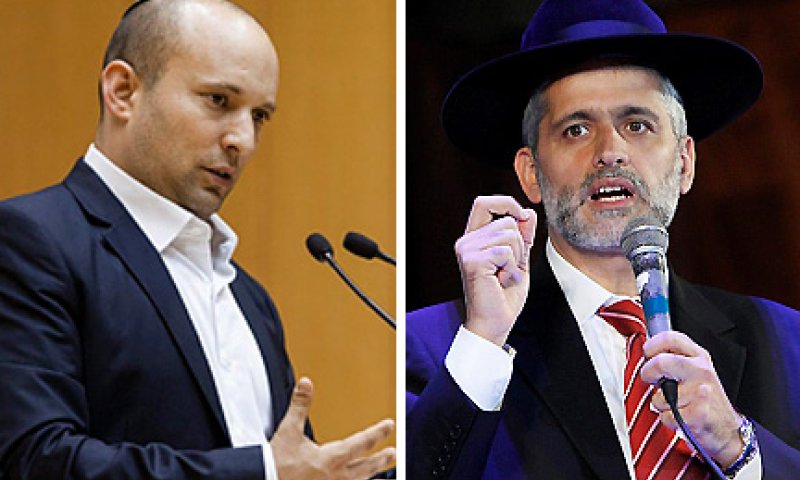 בנט ואלי ישי נאבקים: מי יאכל את ההמבורגר הראשון