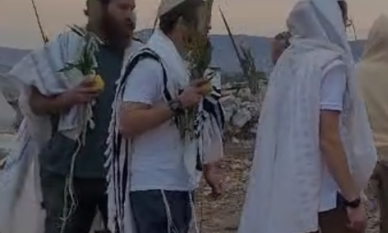 מרגש: אמירת תהילים במקום בו נפל הרב הרלינג