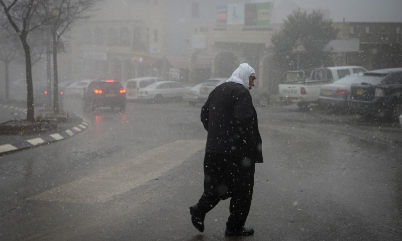 הכינו את עצמכם: אפשרות לשלג בהרי יו"ש בשבת