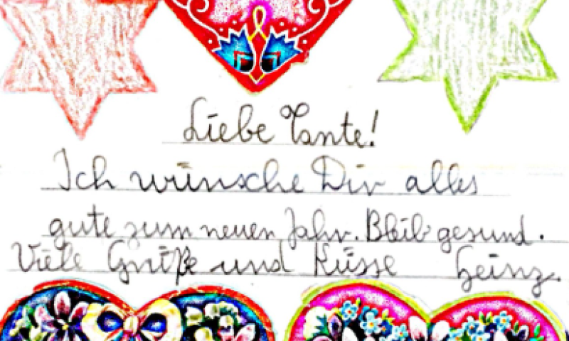 מצמרר: כרטיס הברכה שכתבו היתומים בשואה