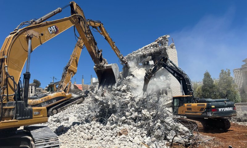 מחבלים פתחו באש על אנשי המנהל האזרחי שהרסו מבנה לא חוקי