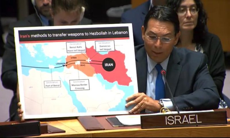 דנון חשף: "איראן מבריחה נשק לחיזבאללה דרך לבנון"