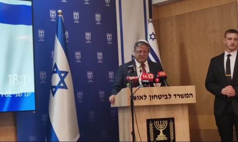 בן גביר מאיים: "האחריות תהיה על מי שפועלים נגד אינטרס הימין"