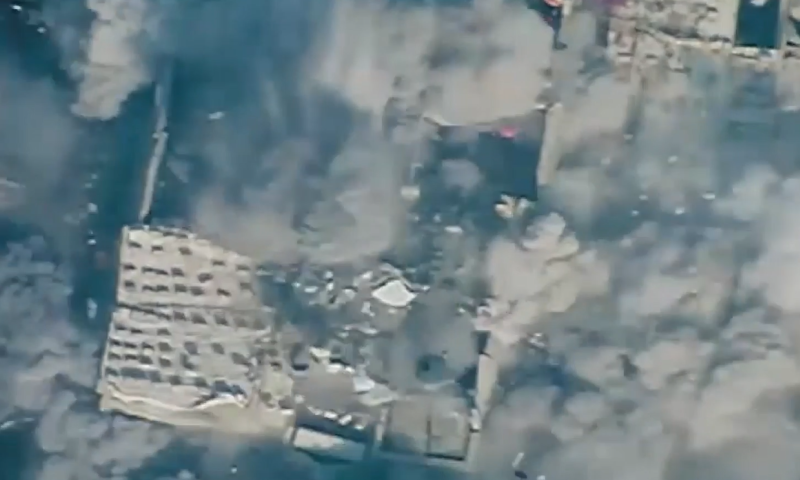 צפו: חיל האוויר השמיד את מנגנוני הביטחון של חמאס