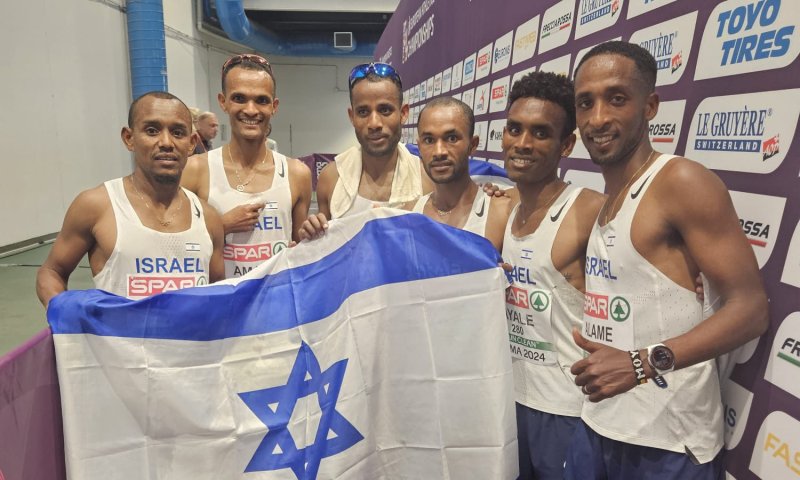כבוד: מדליית כסף לישראל באליפות אירופה באתלטיקה
