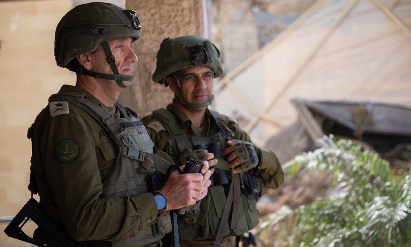 תיעוד: הרמטכ"ל וראש השב"כ בהערכת מצב בעזה