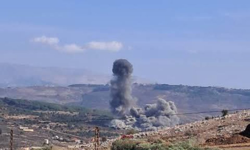 העננים התפזרו: צה"ל תוקף מטרות חיזבאללה בדרום לבנון