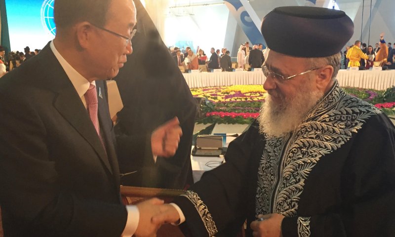 הרב יוסף למזכ"ל האו"ם: מנע חרמות על ישראל