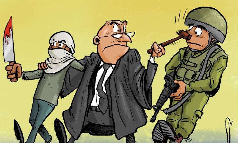 קריקטורה: התביעה חוקרת את אלאור אזריה