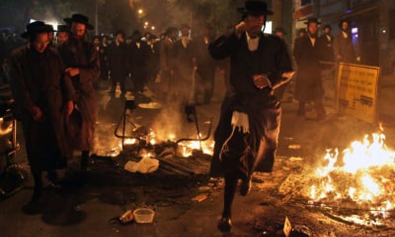 היעד הבא להפגנות העדה החרדית &ndash; מתחם קבר רשב"י