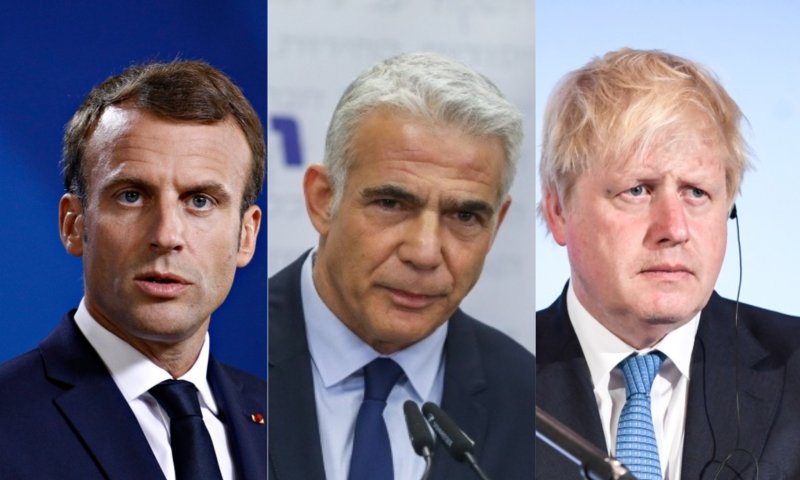 לקראת שיחות הגרעין: לפיד ייפגש עם ג'ונסון ומקרון