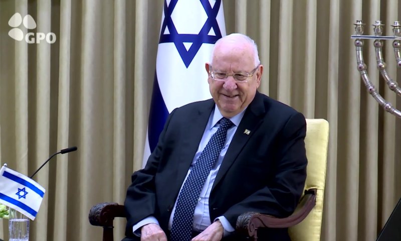 נשיא המדינה קורא להתחיל משא ומתן עם הפלסטינים