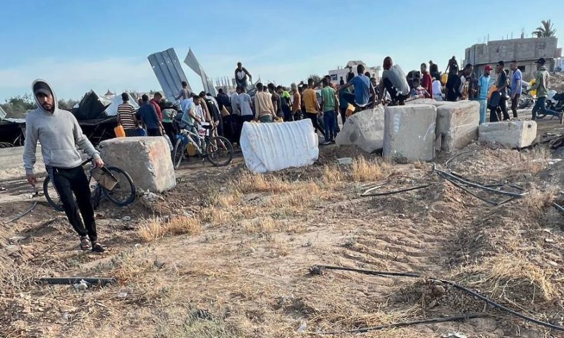 דיווח בעזה: מאגר סולר עצום נבזז על ידי אזרחים