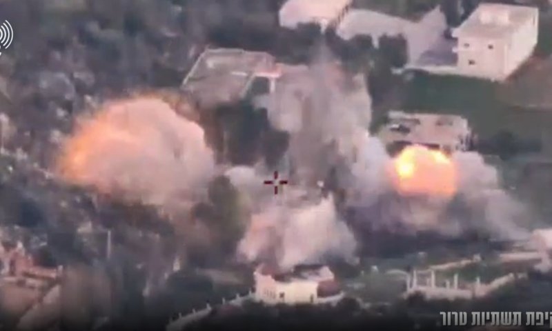 צה"ל תקף שני בסיסים צבאיים של חיזבאללה