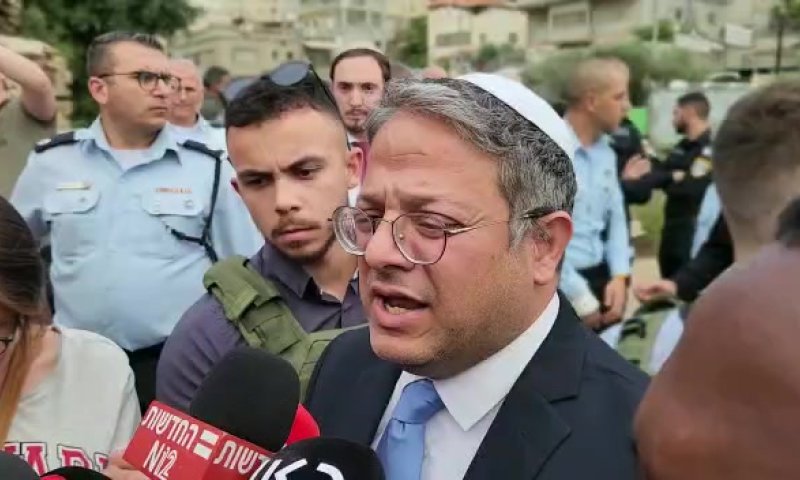 בן גביר זורק אחריות: "שנים של הזנחה"