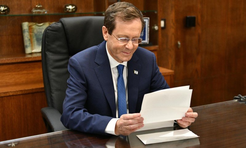 הקריאה הראשונה של הרצוג למנהיגי העולם