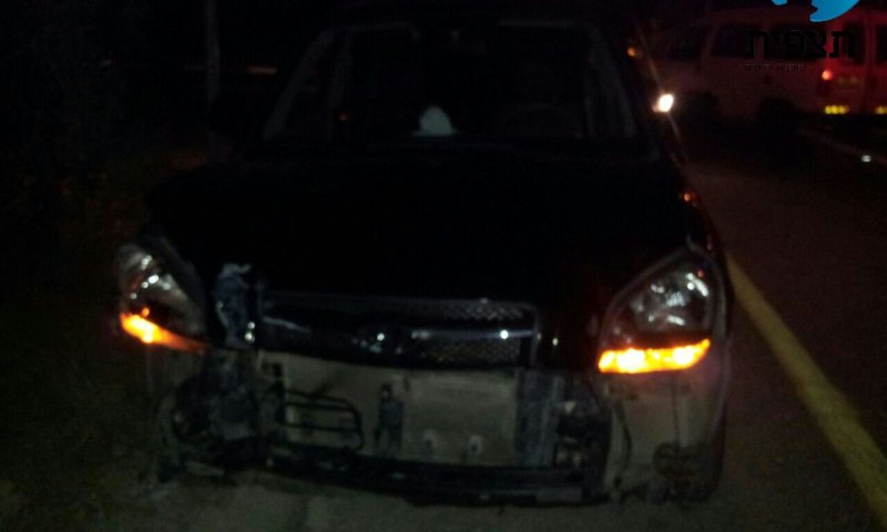 בכיר ברש"פ ביצע תאונה עם רכב ישראלי