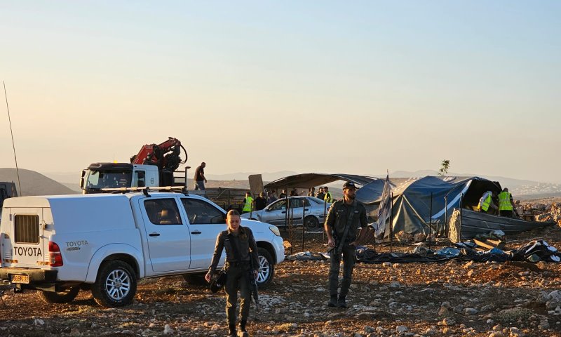 פינוי והרס בגבעת שדה יונתן בבנימין