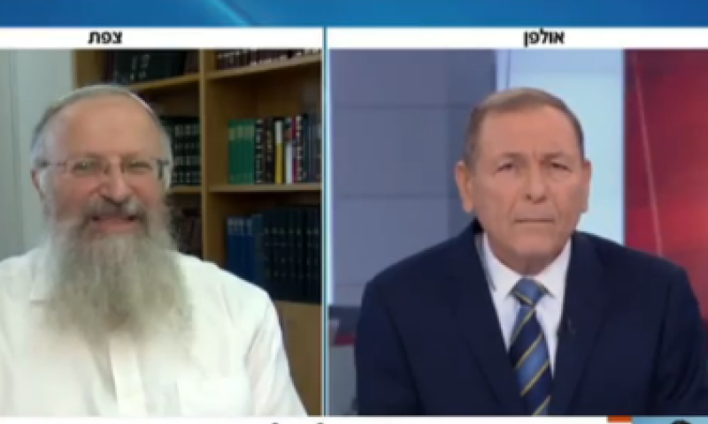 חרפה: המנחה תוקף בזלזול את הרב אליהו. צפו