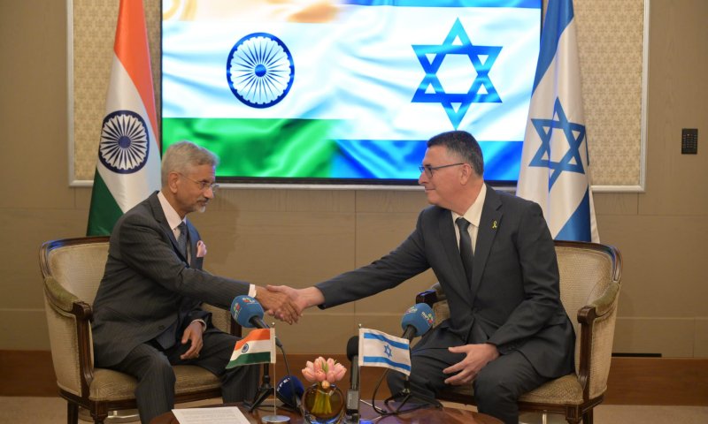 סער לשר החוץ של הודו: "קיים איום משותף על שתי המדינות"