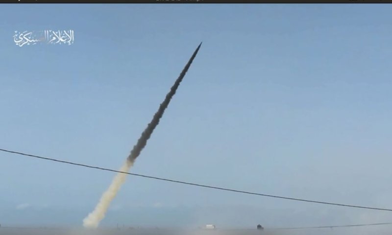 תיעוד הירי לכרם שלום: תושבי רפיח בקריאות שמחה