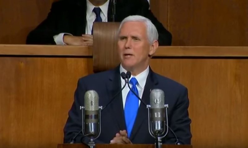 צפו: נאום ההבטחה של סגן נשיא ארה"ב לישראל