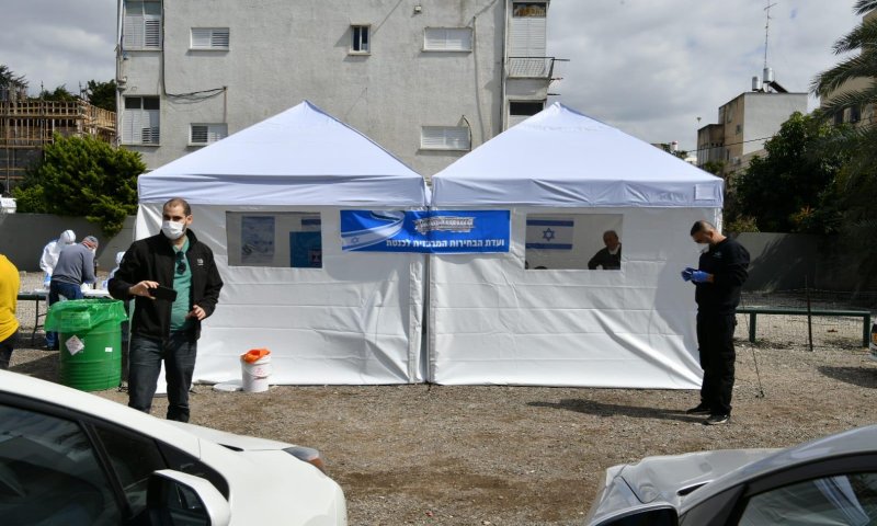 צפו: כך נראית ההצבעה בקלפיות הקורונה