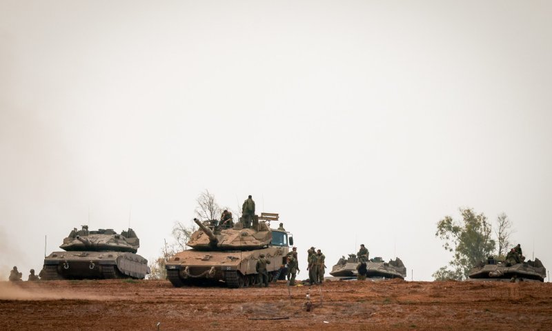 צה"ל ביצע פשיטה קרקעית במרכז רצועת עזה