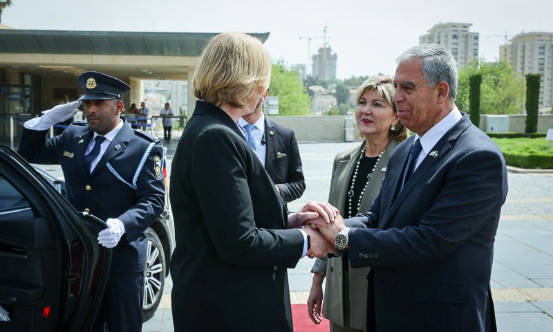 נשיאת הבונדסטאג בכנסת: "האחריות שלנו אינה פגה"