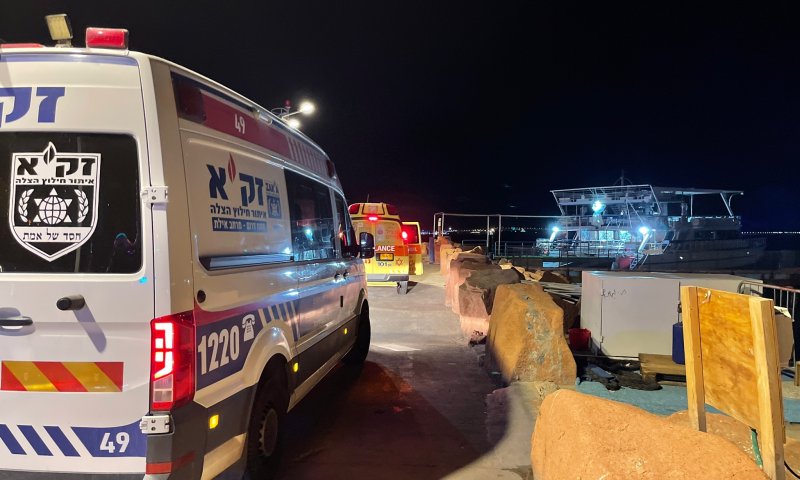 אילת: גבר טבע למוות בהתהפכות סירה