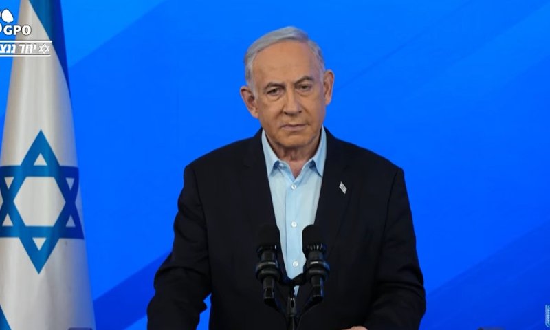 נתניהו: "ממשיכים בלחימה, האג לא יעצור אותנו"