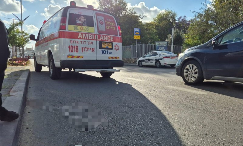 בת ים: קשיש אותר על הכביש כשהוא במצב קשה