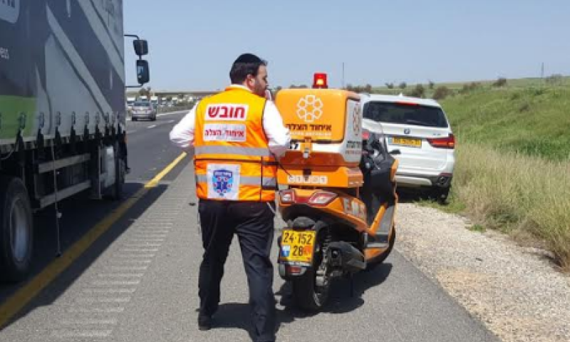 החובש בזירת התאונה- חבר הכנסת. צפו