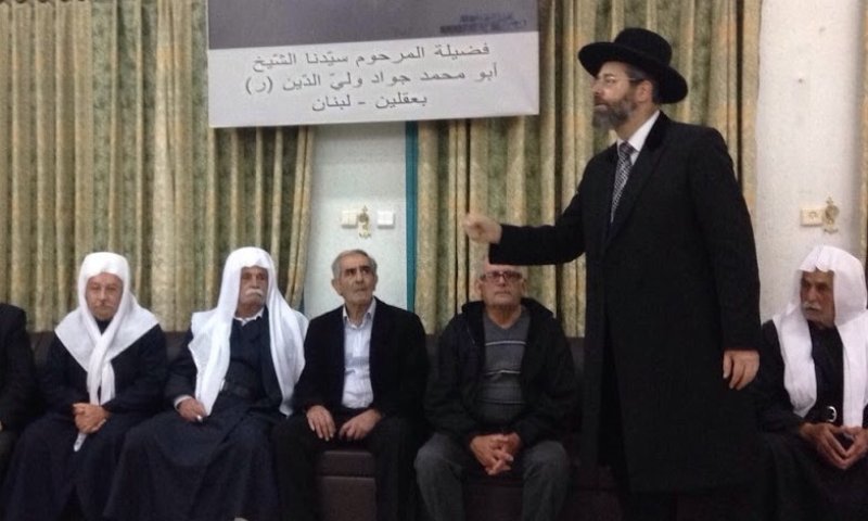 הרב לאו בניחום אבלים בבית ג'אן: "אחים אנחנו"