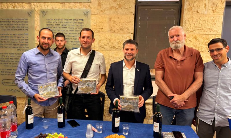 סמוטריץ' בשומרון: "מהפכה שלא הייתה מאז 1967"