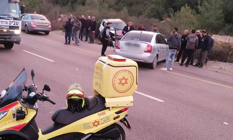 פצוע קשה מאוד בתאונת דרכים בצפון השומרון