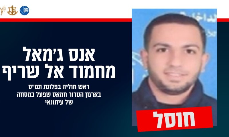 צה"ל חיסל מחבל חמאס שפעל כעיתונאי באלג'זירה