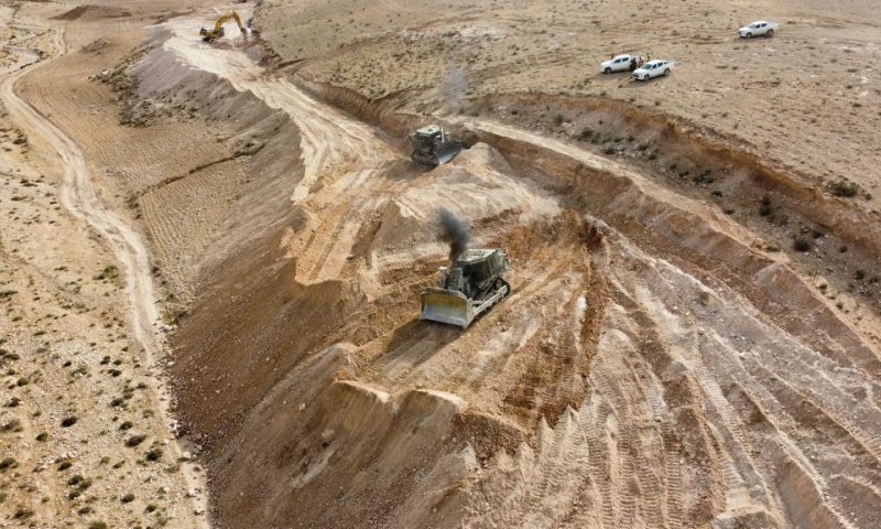 "מבצע לוט": צה"ל מקים מכשול הנדסי במדבר יהודה