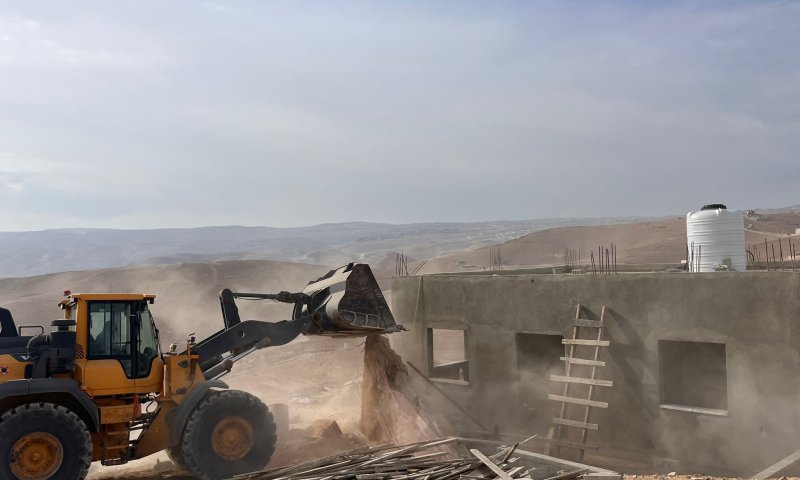 אחרי עשרות שנים: צה"ל הורס את הבנייה הערבית בשמורה ההסכמית