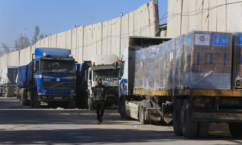 צה"ל הכחיש את הדיווחים על ירי לעבר משאיות הסיוע