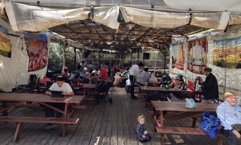 אלפי מטיילים הגיעו לחגוג את חוה"מ בגוש עציון