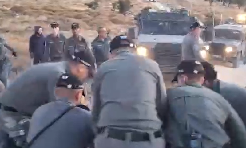 500 לוחמי מג"ב: הרס קשה בגבעת "צור הראל"