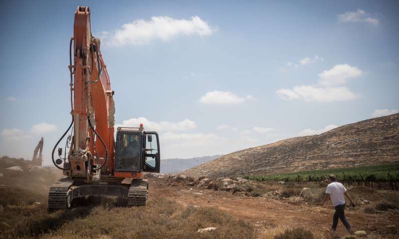 הופסקו העבודות להקמת הישוב למפוני עמונה