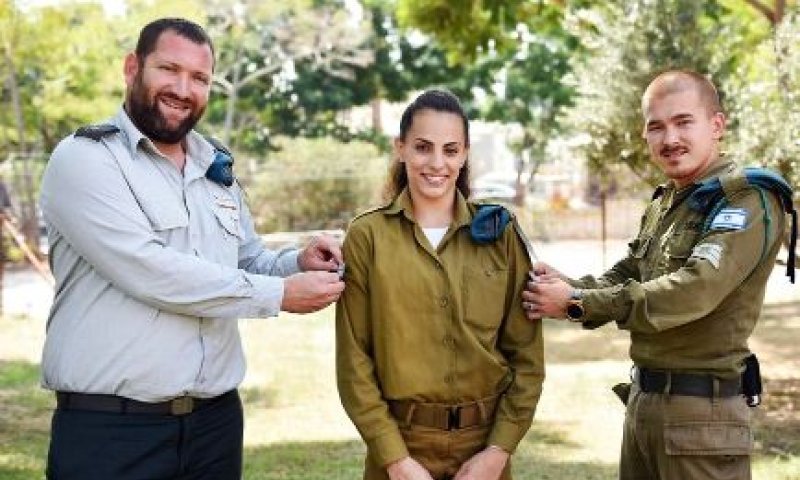 כמחווה על זכייתה במדליה: לינוי אשרם הועלתה בדרגה