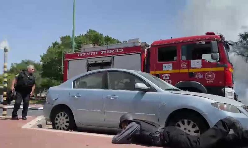 צפו: במהלך הטיפול במטח הראשון &ndash; אזעקה נוספת