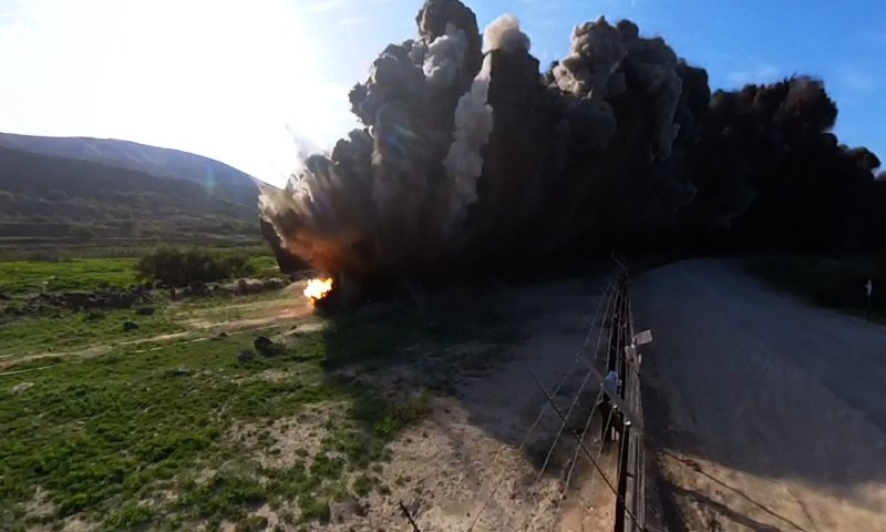 פיצוץ אדיר | משרד הביטחון פינה שלושה שדות מוקשים. צפו